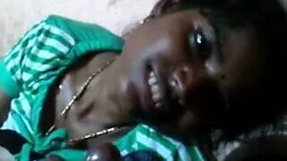 Shy Tamil girl suck dick with audio